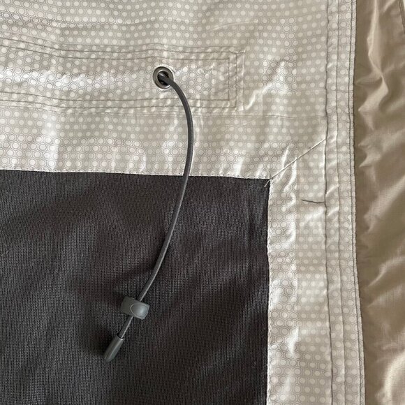 Columbia Omni Tech Arcadia II Waterproof Full Zip Hooded Rain Jacket Lt Khaki XS - Picture 11 of 15